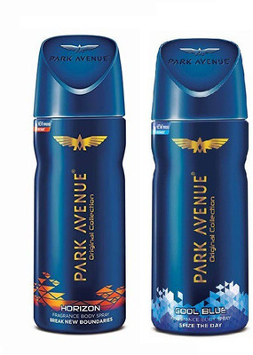 

Park Avenue Horizon+Cool Blue Body Spray - For Men & Women(300 ml, Pack of 2)