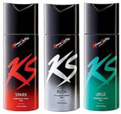 

KamaSutra BODY SPARYT Deodorant Spray - For Men & Women(450 ml, Pack of 3)