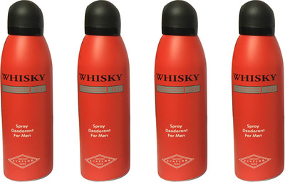 

WHISKY RED (PACK OF 4) Body Spray - For Men(200 ml, Pack of 4)