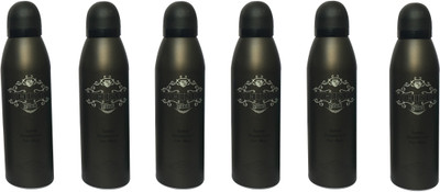 

WHISKY BLACK (PACK OF 6) Body Spray - For Men(200 ml, Pack of 6)