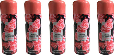 

Armaf ENCHANTED BEAUTY (PACK OF 5) Body Spray - For Women(200 ml, Pack of 5)