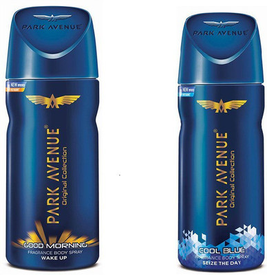 

Park Avenue Cool Blue+ Good Morning Body Spray - For Men & Women(300 ml, Pack of 2)