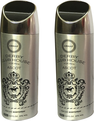 

Armaf DERBY CLUB HOUSE ASCOT (PACK OF 2) Body Spray - For Men(200 ml, Pack of 2)