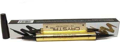 

EYEBLINK 2 IN 1 M@LI@O*CRYSTAL*EYELINER WATER PROOF EYELINER(GOLDEN/BLACK) 1.5 g(GOLDEN, BLACK)