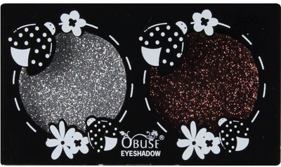 

Obuse 2 color Pigmented Glitter Eyeshadow -02 4.5 g(02)
