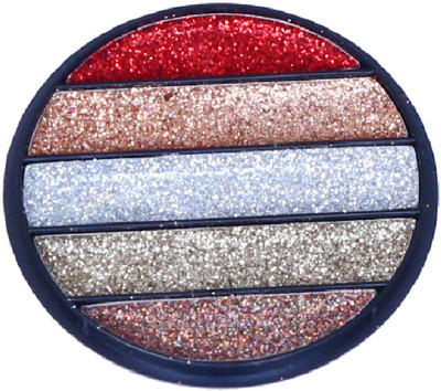 

Professional 5 Color Glitter Ultra Shiny Eye Shadow Palette 10.82 g(Ultra Shiny)