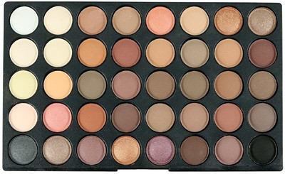 

Segolike Pro 80 Colors Cosmetic Eyeshadow Matt Shimmer Palette Makeup Set 1 ml(Black-02)
