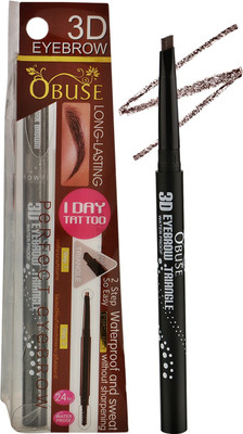 

Obuse Long Lasting Waterproof Eyebrow Pencil (03-Dark Brown) 3 g(Dark Brown)