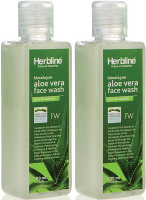 

Herbline Aloevera Face Wash 100ml-Pack Of-2 Face Wash(100 ml)