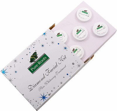 

Pure Roots diamond facial kit 300 gm 50 g(Set of 5)