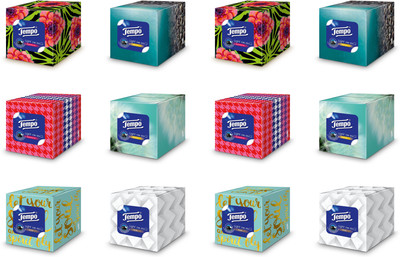 

Tempo Facial Tissue Light Box 3-ply 60 pulls(Pack of 720)
