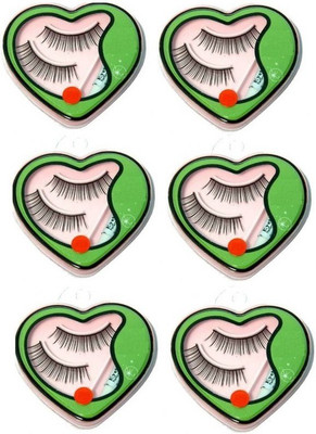 

shree radhey goods eye lashes(Pack of 6)