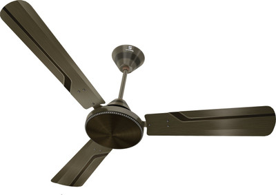 

Standard ROBUSTA 3 Blade Ceiling Fan(Black Nickle Brushed Nickle, Pack of 1)