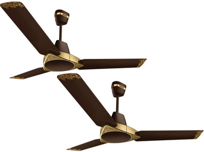 

Luminous 1200MM 3 Blade Ceiling Fan(Shalimar Gold, Pack of 2)