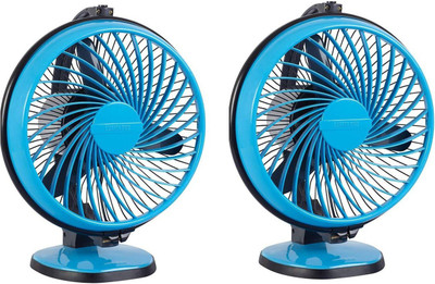 

Luminous 230MM Buddy 3 Blade Table Fan(Blue, Pack of 2)