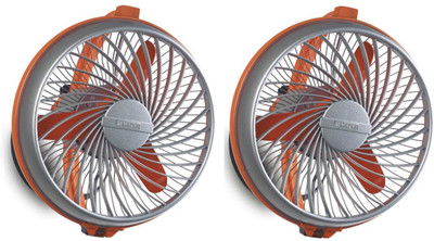 

Luminous 230MM Buddy 3 Blade Table Fan(Orange, Pack of 2)