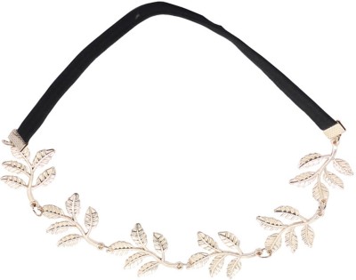 

ROMP FASHION Golden Leaves Hairband Headband for Girls Women Hair Band(Gold)