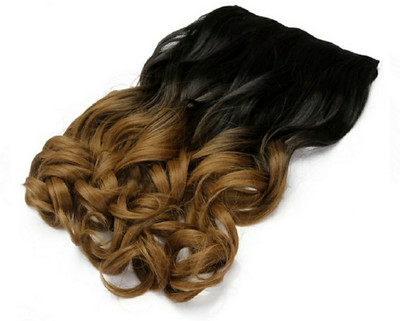 

Alizz High quality clip in ombre natural look hair wig bun Hair Extension