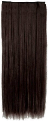 

Vivian Clip on off Fake Extension 22'' 200 gm Natural Brown Hair Extension