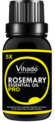 

VIHADO Pure Rosemary Essential Oil 5x Fast - Rosmarinus Officinalis - 30 ml (Pack of 1)(30 ml)