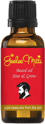 

Geeleemitti Beard Oil Shine n Grow for Stimulating Shine & Lustre, Beard Growth, Beautiful Facial Hair, Beard and Moustache Hair Oil(30 ml)