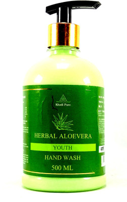 

Khadi HERBAL ALOEVERA YOUTH HAND WASH 500ML(500 ml, Pump Dispenser)