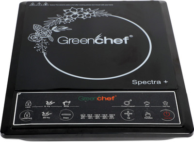 

Greenchef Spectra + Induction Cooktop(Black, Push Button)