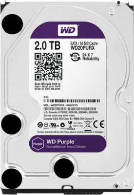 

western digital PURPLE 1 TB Surveillance Systems Internal Hard Disk Drive (WD20PURZ)