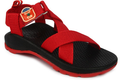 

Footfun by Liberty Boys Sling Back Strappy Sandals(Red