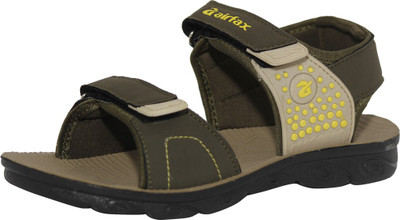 

Airfax Boys & Girls Velcro Flats(Dark Green, Mehandi