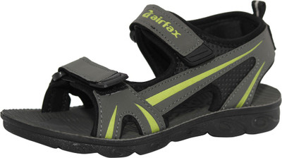 Airfax Boys & Girls Velcro Flats(Green