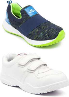 

Asian Boys Slip on Running Shoes(Multicolor