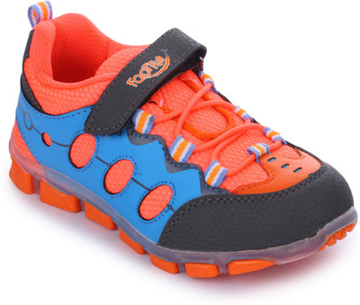 

Footfun by Liberty Boys Slip on Sneakers(Orange