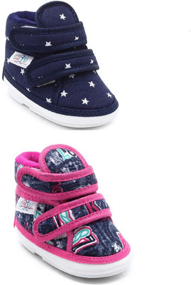 

Chiu Boys & Girls Velcro Casual Boots(Pink