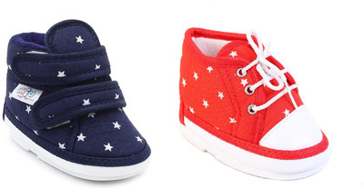 

Chiu Boys & Girls Velcro Casual Boots(Red