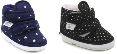 

Chiu Boys & Girls Velcro Casual Boots(Black