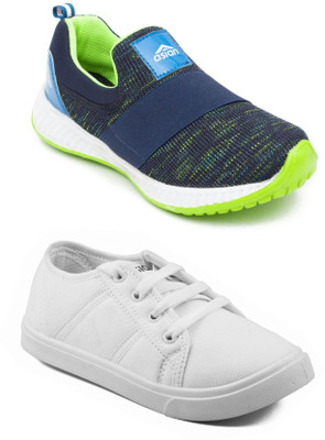 

Asian Boys Slip on Running Shoes(Multicolor