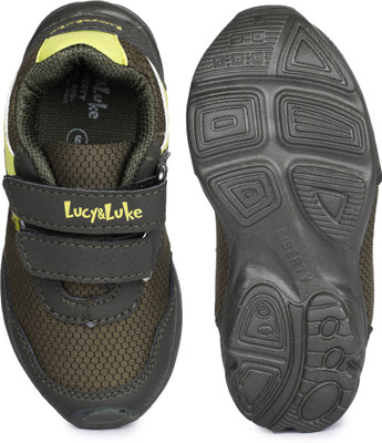 

Footfun by Liberty Boys Velcro Sneakers(Green, Olgreen