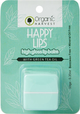 Organic Harvest High Gloss Lip Balm Tea Tree(Pack of: 1, 10 g)