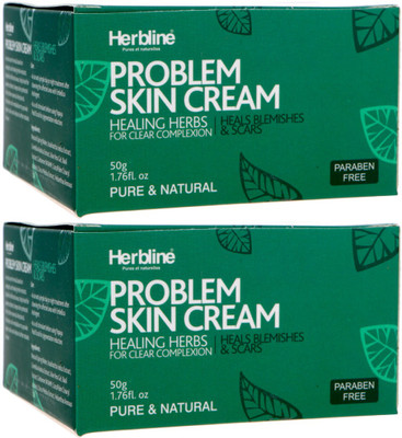 

Herbline Problem Skin Cream 50gm Pack Of-2(100 g)