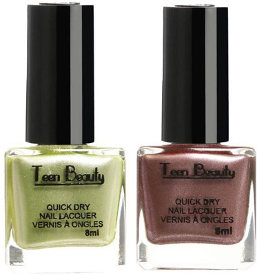 

Teen Beauty Dual Pack - 223 Pista Green, Brownie(Pack of 2)