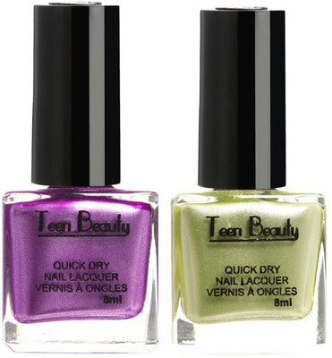 

Teen Beauty Dual Pack - 216 Purple, Light Pista Green(Pack of 2)