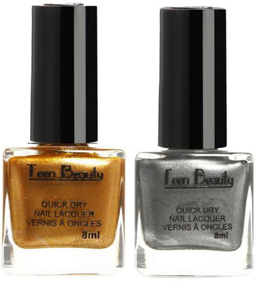 

Teen Beauty Dual Pack - 220 Dark Golden, Gunmetal Grey(Pack of 2)