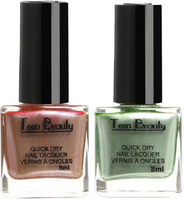 

Teen Beauty Dual Pack - 219 Rose Gold, Light Green(Pack of 2)