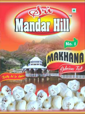 

SRI MANDAR HILL Popped Unroasted Makhana/Fox Nuts Assorted Nuts(1000 g, Pouch)