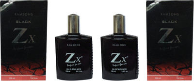 

RAMSONS BLACK ZX ( PACK OF 2) Eau de Parfum - 100 ml(For Men & Women)