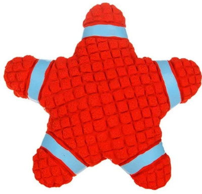 

DOUGE COUTURE Latex Material Star Shape Squeaky Toy Rubber Squeaky Toy, Chew Toy, Plush Toy, Training Aid, Fetch Toy For Dog