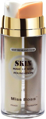 

Miss Boss Skin Makeup Base Primer + Foundation FP2001-01 Foundation (Porcelain) Primer - 30 ml(albastar)