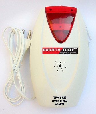 

Buddhatech Water Overflow Alert Alarm Sound System ( Save Electricity and Save water ) (RED-SPR) Wired Sensor Security System