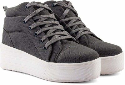 COMMANDER Stylish Shoes High Tops For Women(Grey)